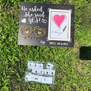 Wedding countdown frame